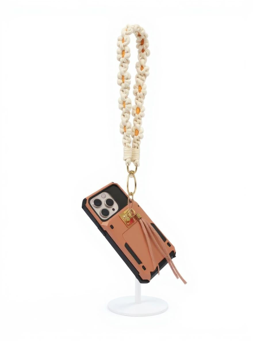 Cell Phone Macrame wristlet