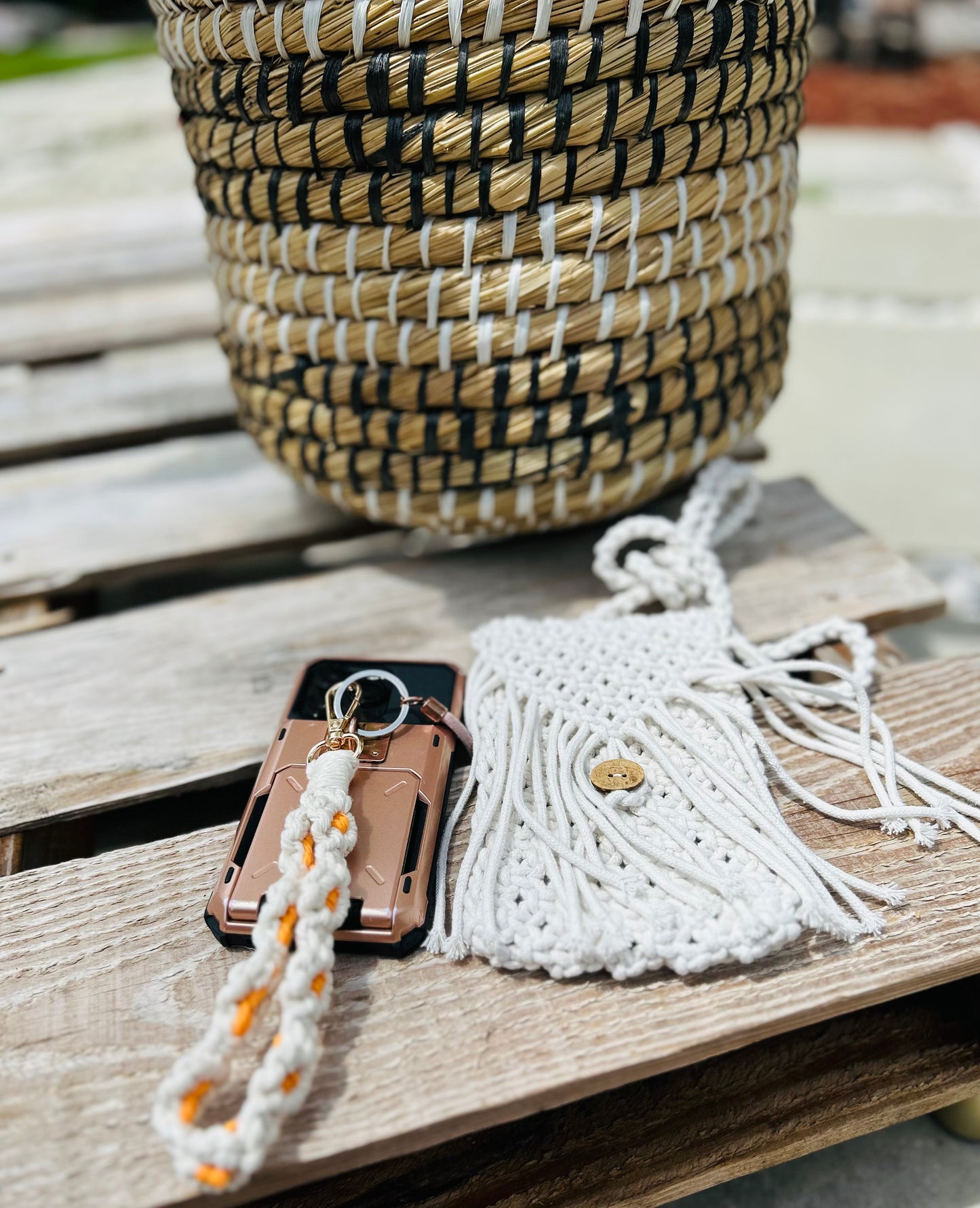 Macrame Cell Phone bag