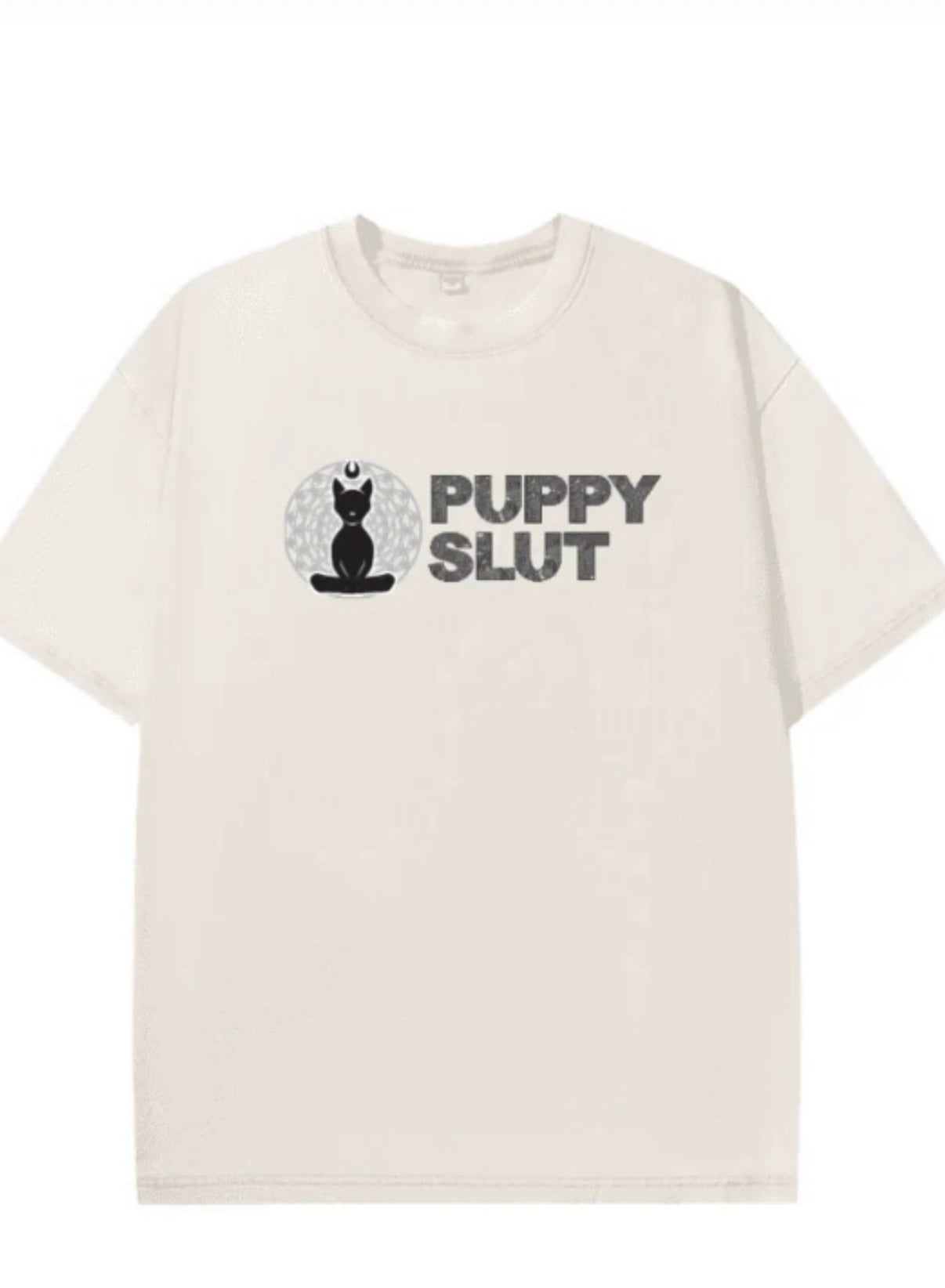 Puppy Slut Oversized Acid Wash Tee- Sacred & Sassy Edition