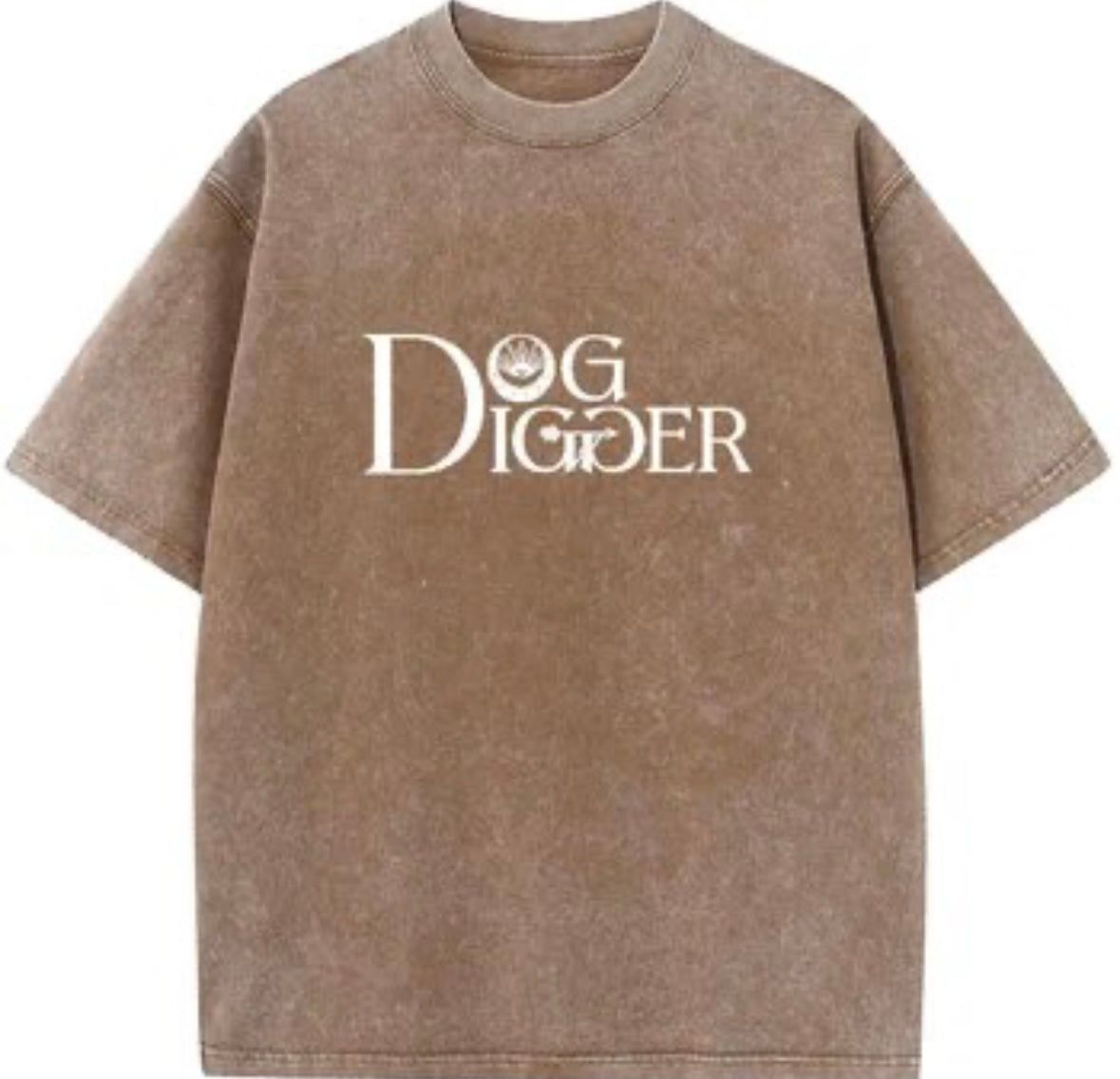 Dog Digger Oversized Acid Wash shirt