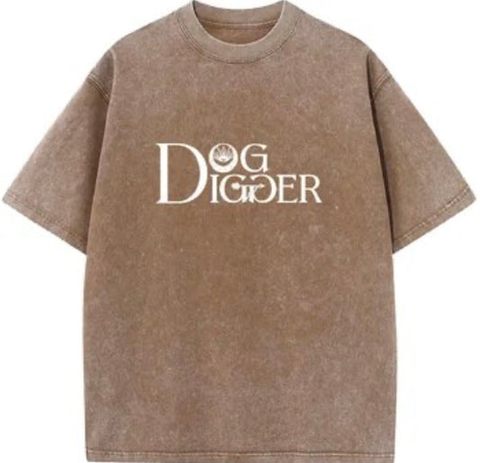 Dog Digger Oversized Acid Wash shirt