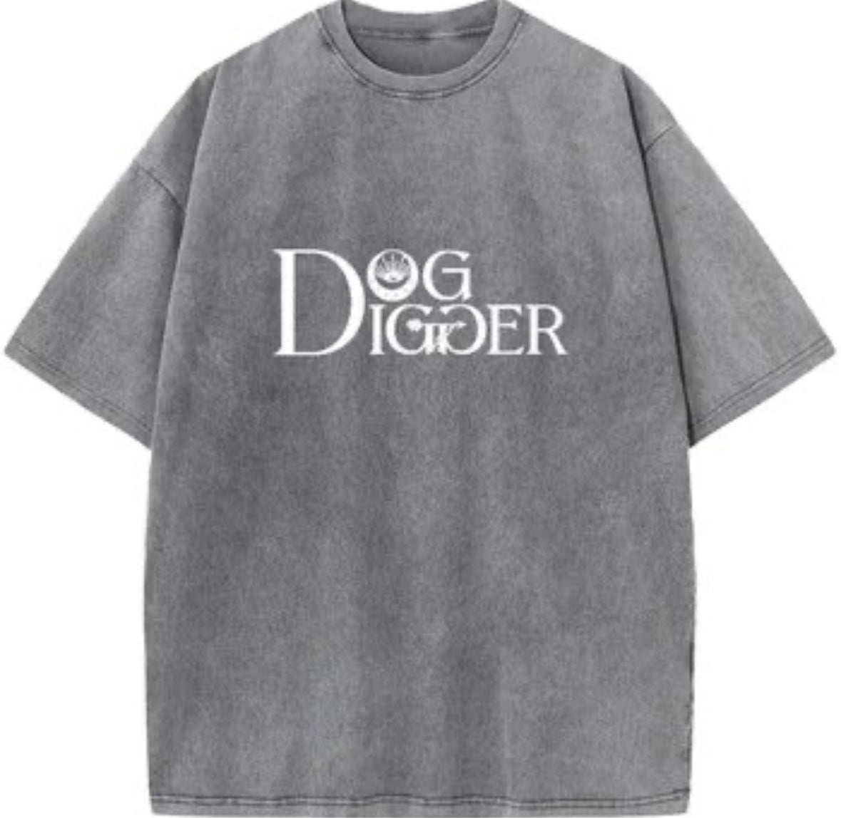 Dog Digger Oversized Acid Wash shirt