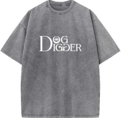 Dog Digger Oversized Acid Wash shirt