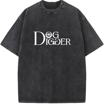 Dog Digger Oversized Acid Wash shirt