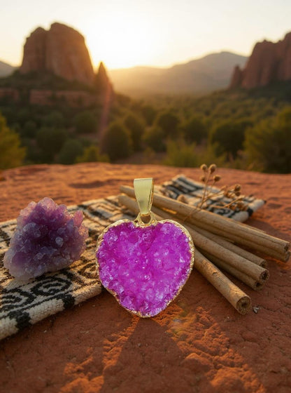 Genuine crystal pendant for pet collar – Sacred Pup