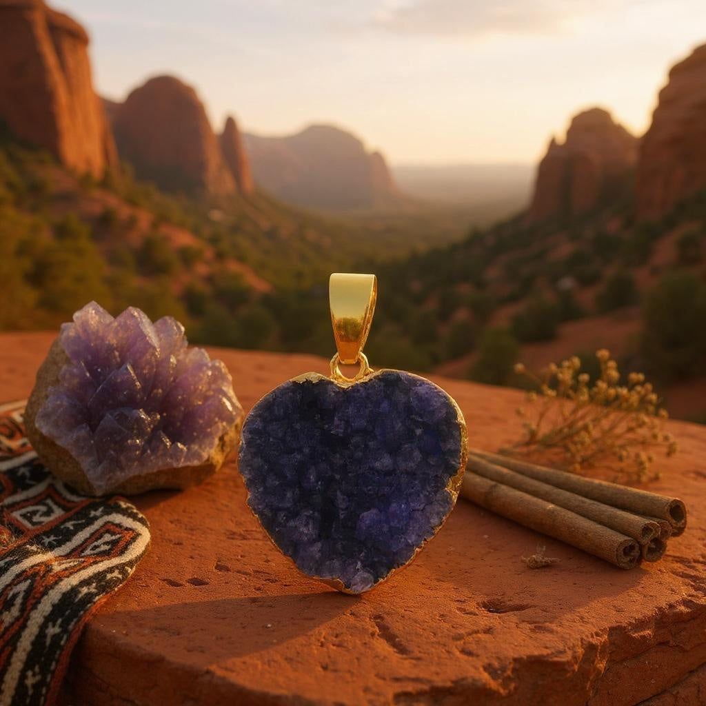 Genuine crystal pendant for pet collar – Sacred Pup