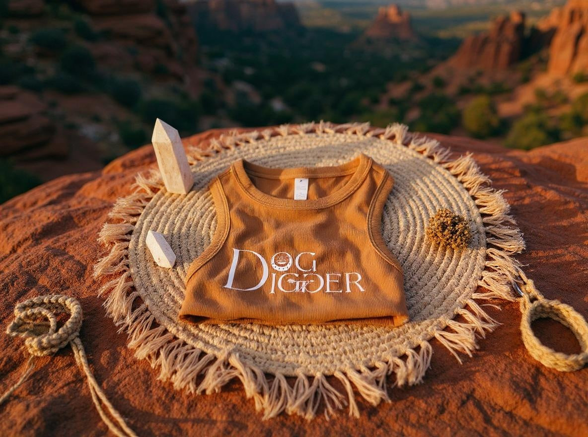 Dog Digger Sleeveless Ribbed Racerback Tank Top