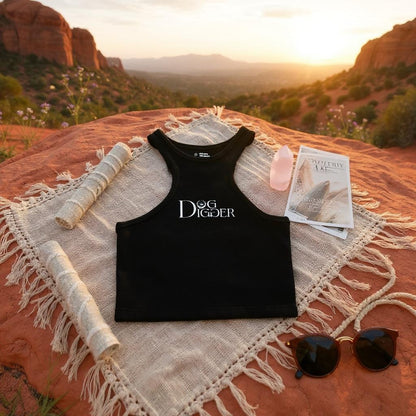 Dog Digger Racer Crop Top