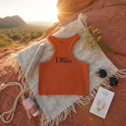 Dog Digger Racer Crop Top