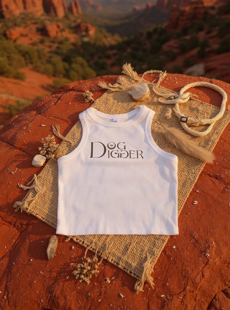 Dog Digger Tank Crop Top
