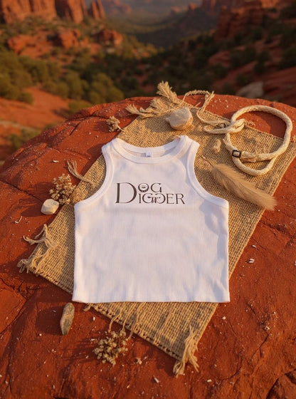 Dog Digger Tank Crop Top