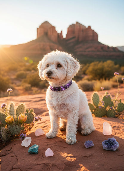 Amethyst Serenity Collar- Crown Connection Edition