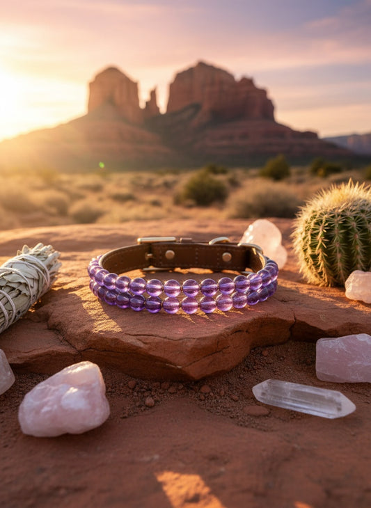 Amethyst Serenity Collar- Crown Connection Edition