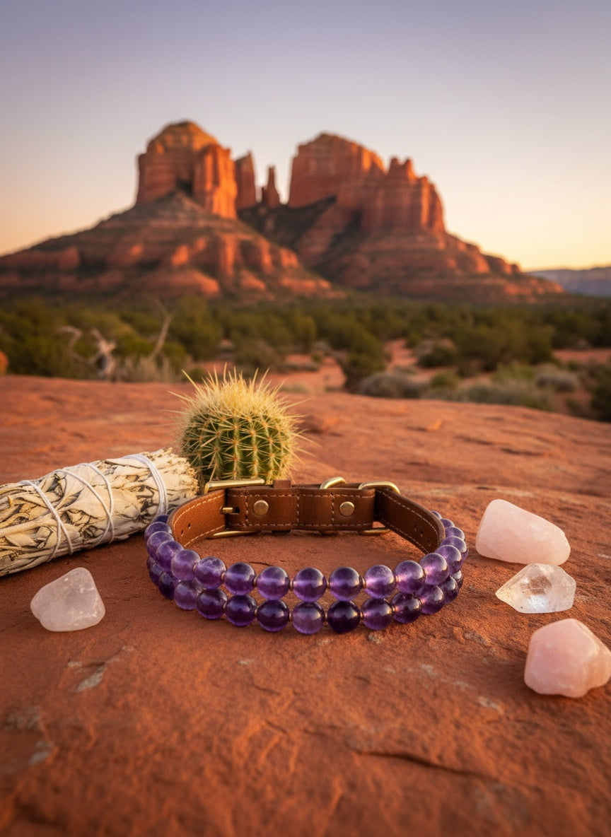 Amethyst Serenity Collar- Crown Connection Edition