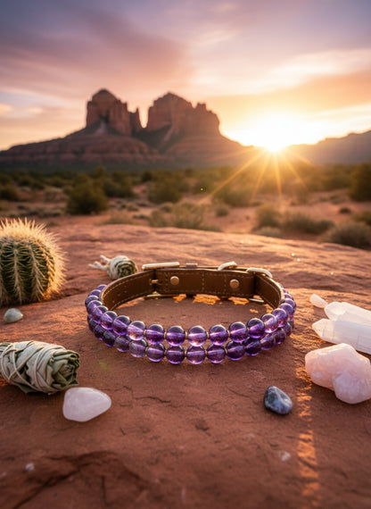 Amethyst Serenity Collar- Crown Connection Edition