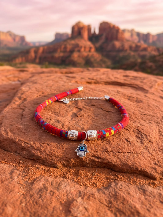 Boho Hamsa Dog Necklace