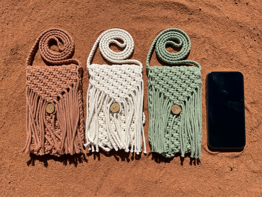 Macrame Cell Phone bag