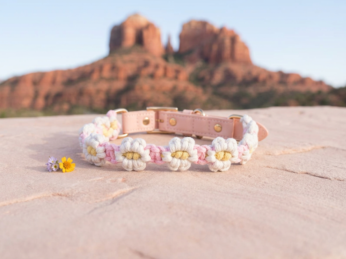 Daisy Days Macrame Collection | Pink & Blue