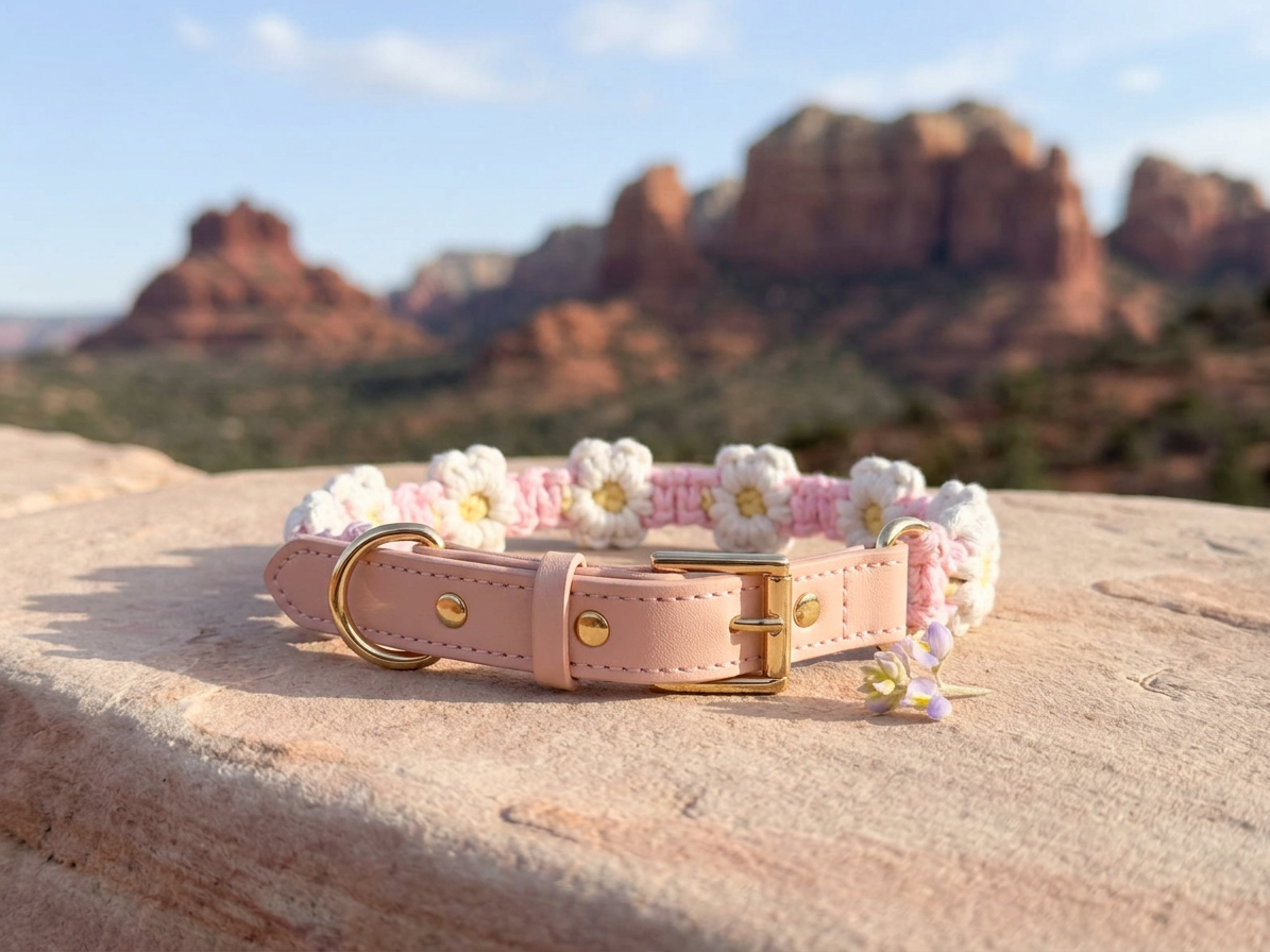 Daisy Days Macrame Collection | Pink & Blue