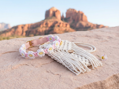 Daisy Days Macrame Collection | Pink & Blue