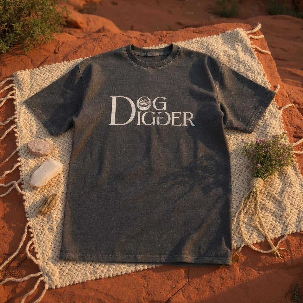 Dog Digger Oversized Acid Wash shirt
