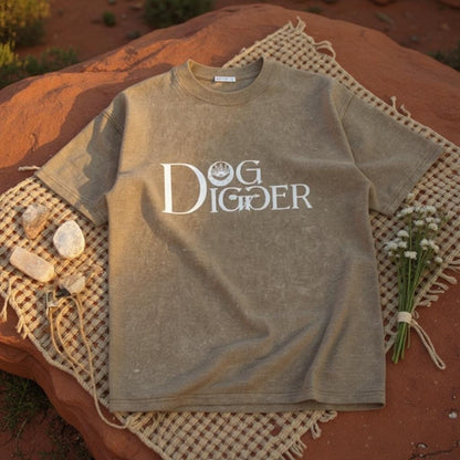 Dog Digger Oversized Acid Wash shirt