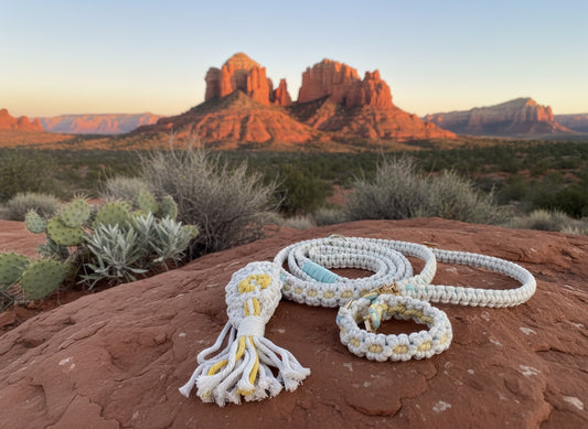 sunshine BloomLeash & Poop Bag- Yellow