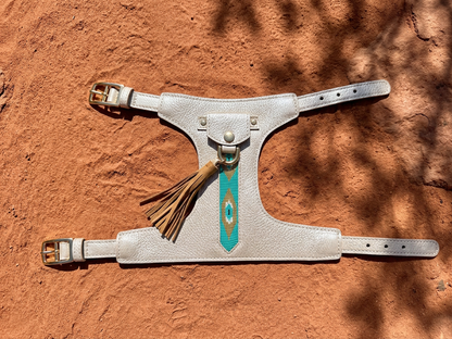 Desert Muse Beaded Leather Harness