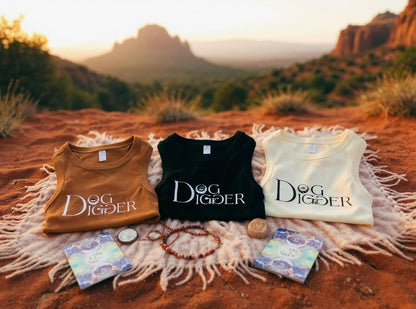 Dog Digger Sleeveless Ribbed Racerback Tank Top