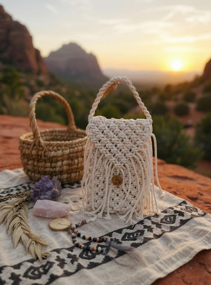 Macrame Cell Phone bag