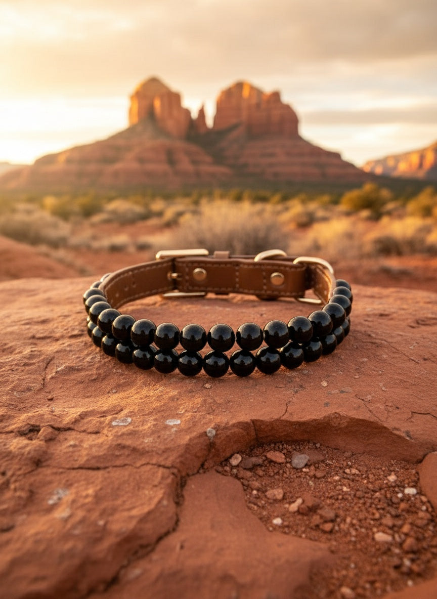 Black Obsidian Protection Collar- Guardian Edition