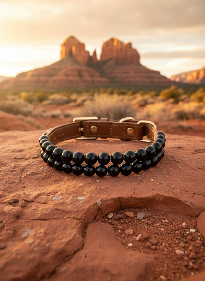 Black Obsidian Protection Collar- Guardian Edition