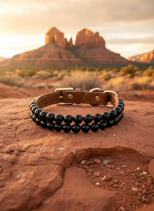 Black Obsidian Protection Collar- Guardian Edition