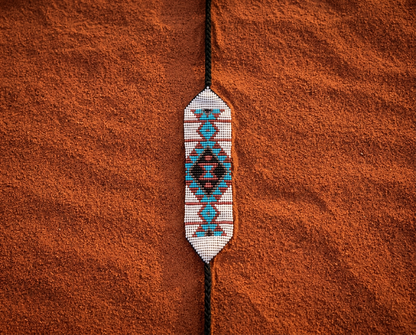 Sedona Sky Beaded Dog Collar